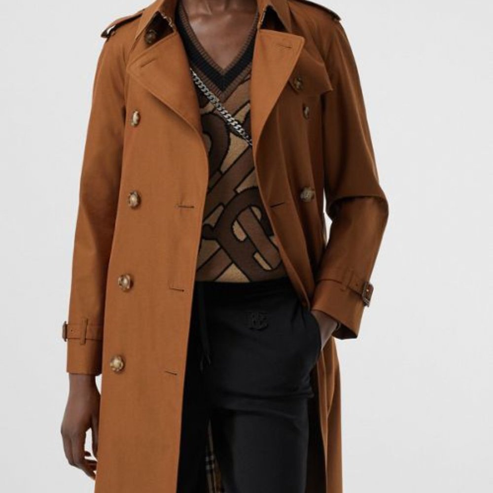 Burberry Long Waterloo Heritage Trench Coat Chestn - Picture 8 of 13